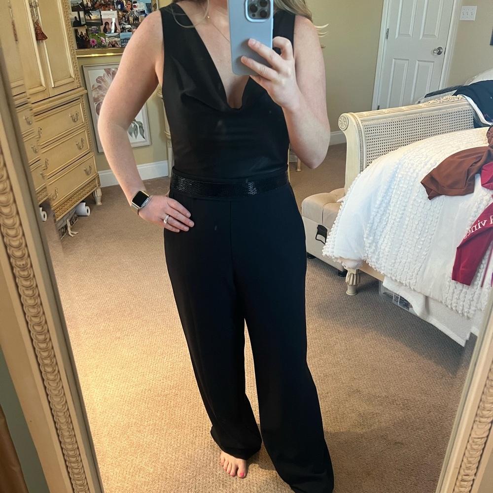 Black Jumpsuit - size 6 - worn 2x